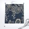 Indigo Floral Folk Art Traditional Vintage Vines Indigo Batik Custom Printed Fabric by Spoonflower Various Fabrics by the Yard or Fat Quarter